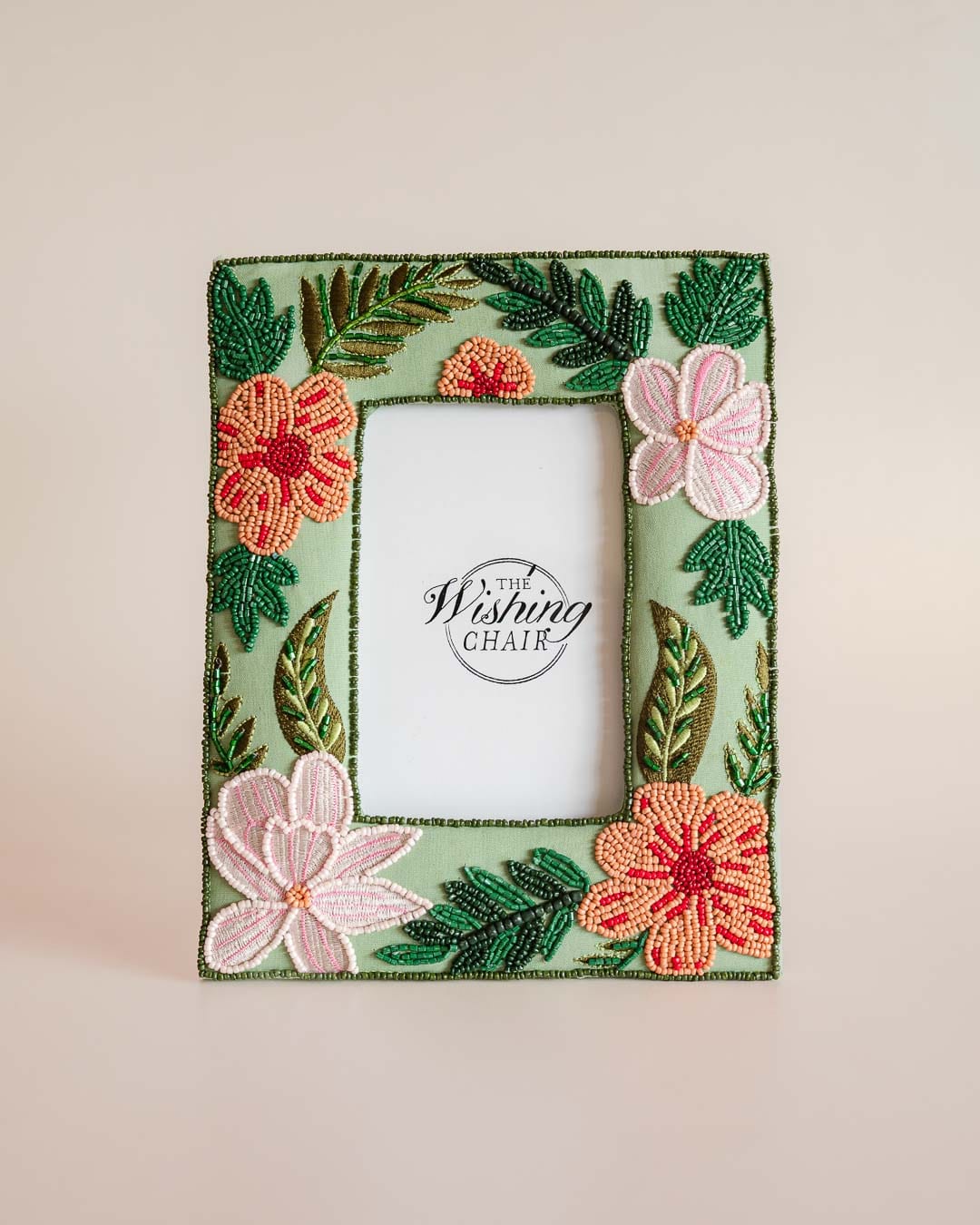Tropical Paradise Beaded Photoframe
