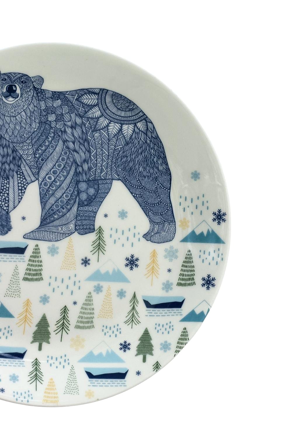 Animal Illustrative  Series Wall Plate - Bear