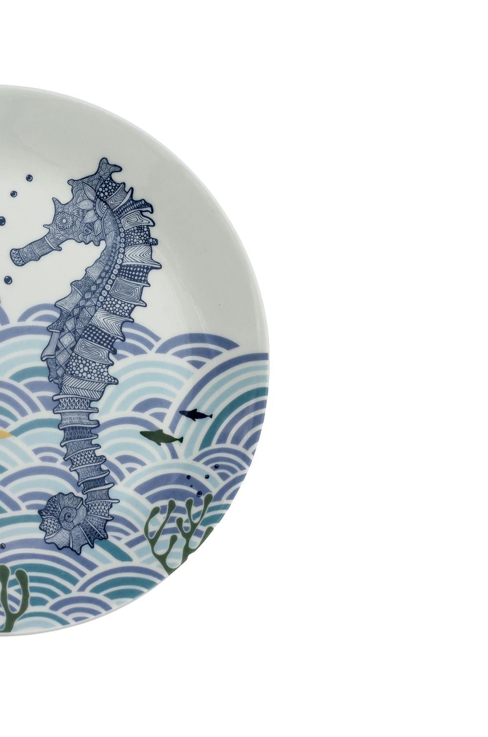 Animal Illustrative  Series Wall Plate - Sea Horse