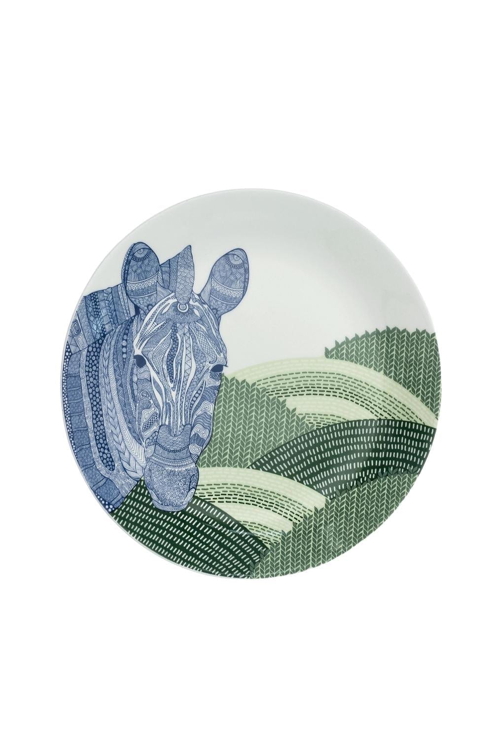 Animal Illustrative Series Wall Plate - Zebra
