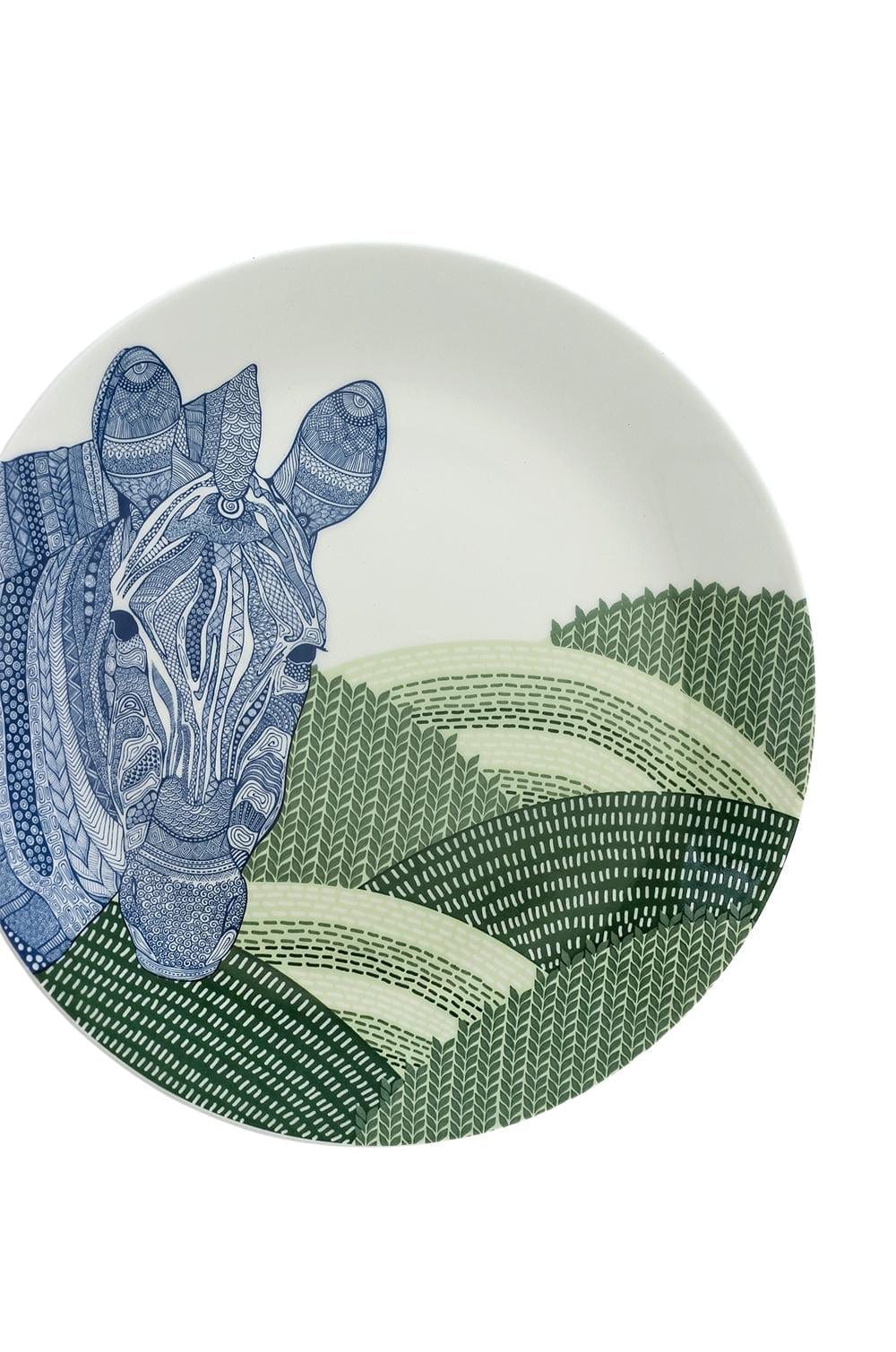Animal Illustrative Series Wall Plate - Zebra