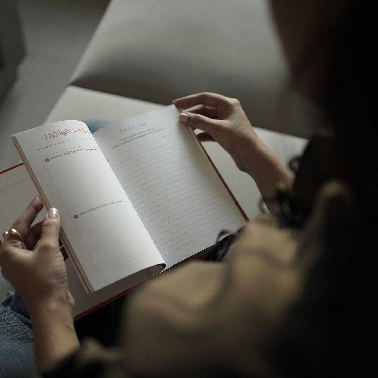 Wire-Bound Journal - A5 Guided Wellness Prompts