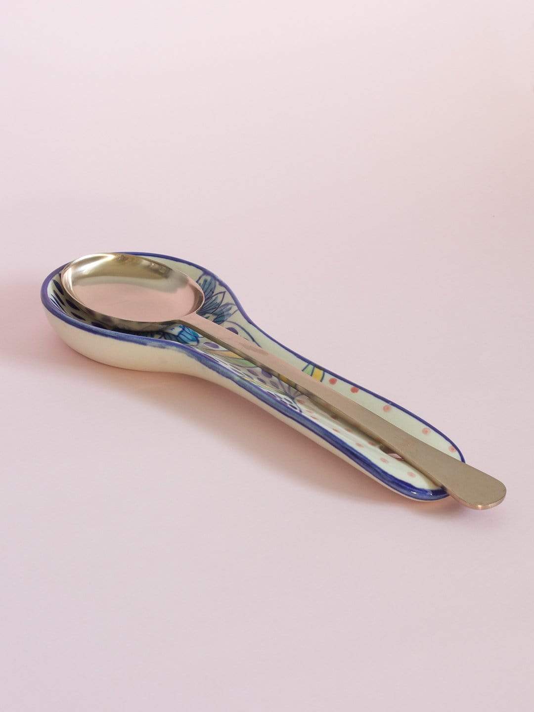Wild Indigo Handpainted Spoon Rest