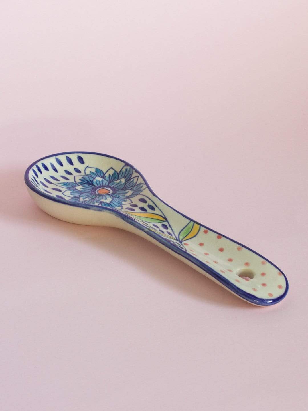 Wild Indigo Handpainted Spoon Rest