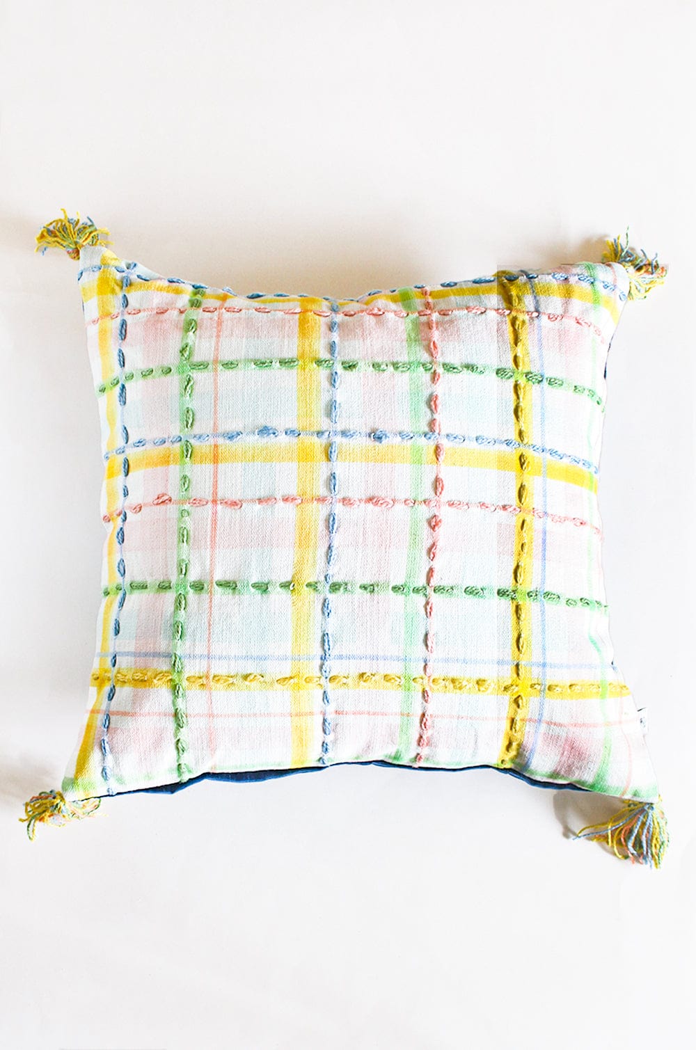 Zelda Embroidered Cushion Cover - 18 Inch X 18 Inch