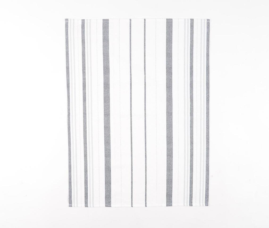 Handwoven Striped Kitchen Towels (Set of 3)