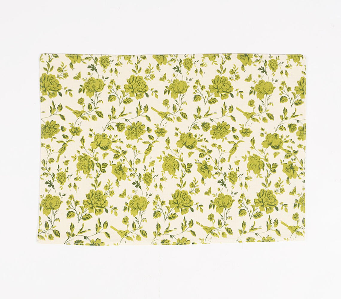 Floral Printed Placemats (Set of 4)