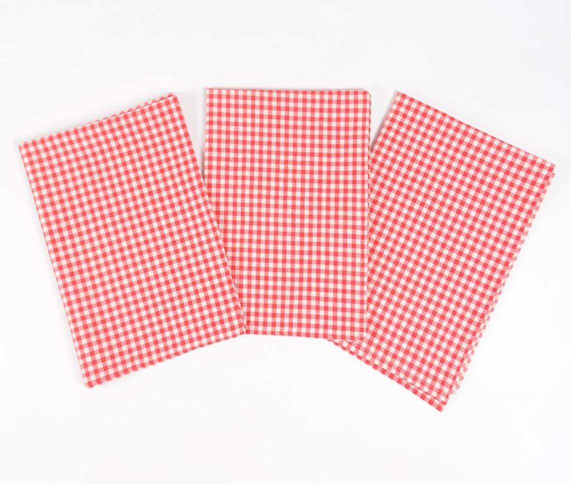 Checkered Kitchen Towels (set of 3)