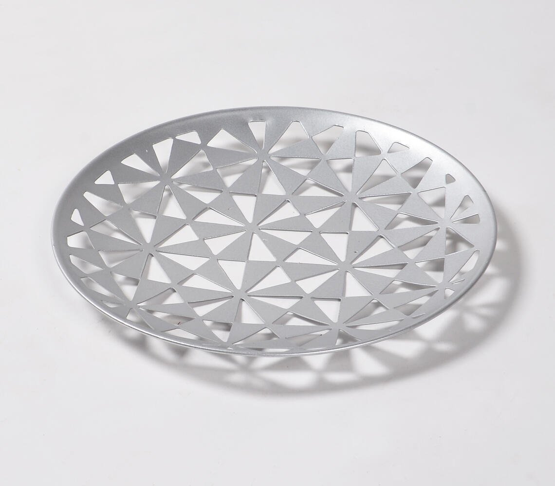 Hand Cut Iron Decorative Tray