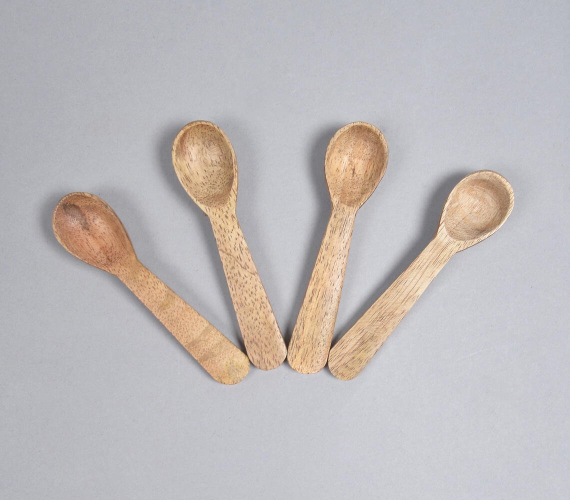 Mango Wood Classic Measuring Spoon (Set of 4)