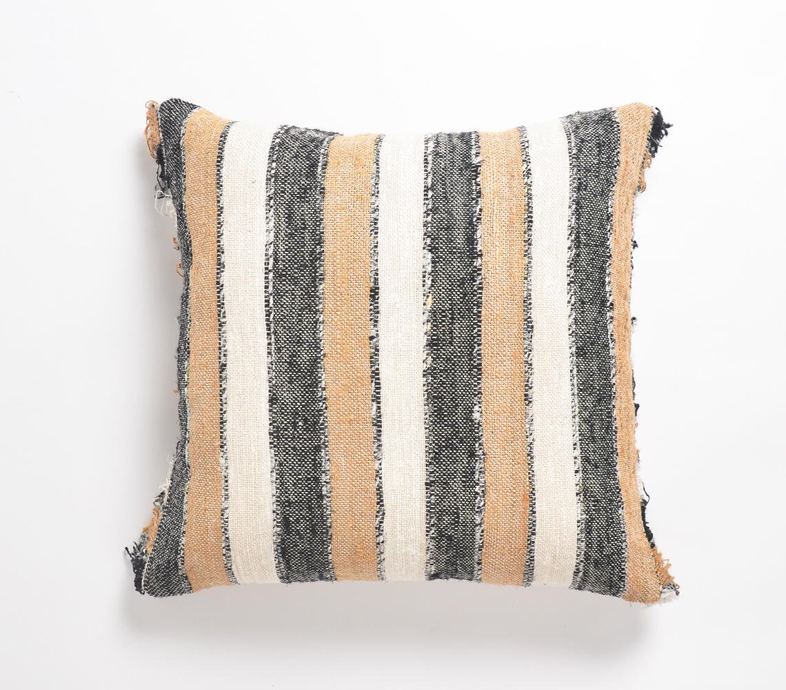 Striped Earthy Cushion cover