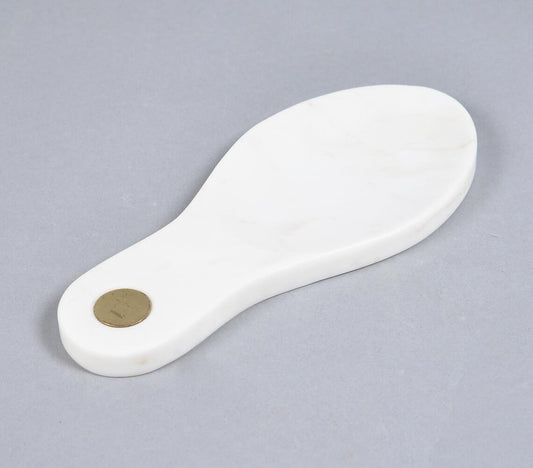 Hand Cut Minimal marble Tea Spoon rest