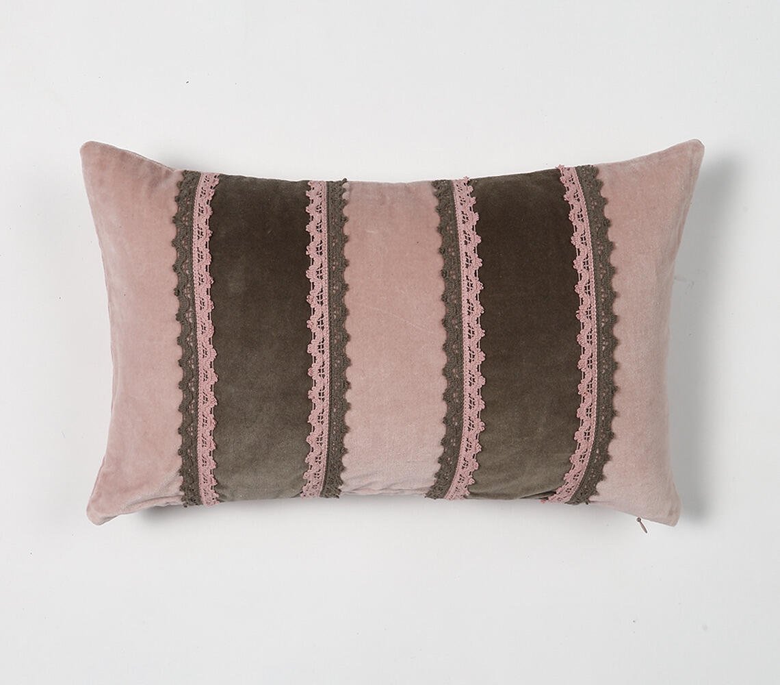 Pastel Patchwork Lumbar Cushion cover