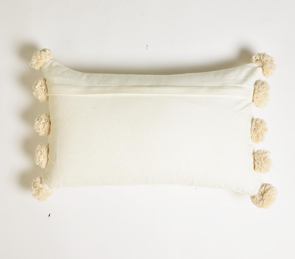 Pom Pom Lumbar Cushion cover