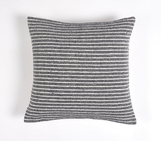 Woven Cotton Cushion cover, 18 x 18 inches