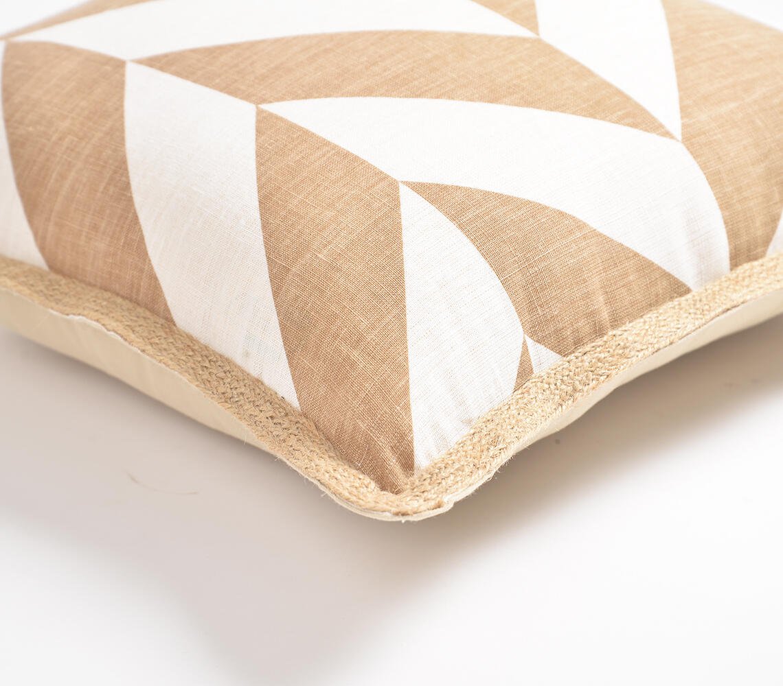 Shift Chevron Khaki Cushion cover