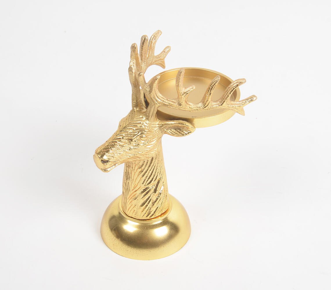 Statement Christmas Reindeer Tea Light Stand