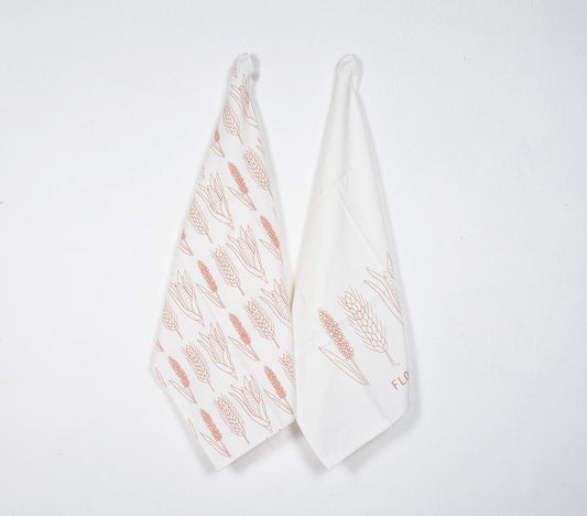 Printed Cotton Dish Towels (set of 2)