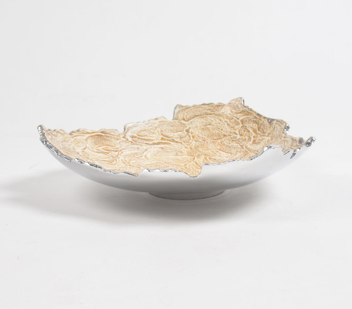 Textured Aluminium Abstract Serving Platter