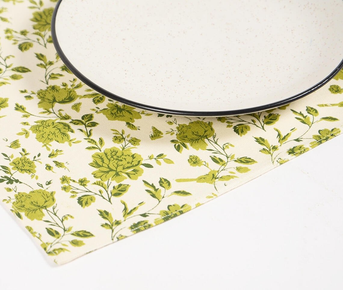 Floral Printed Placemats (Set of 4)