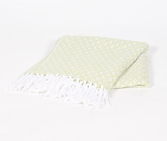 Diamond Pattern Handloom throw