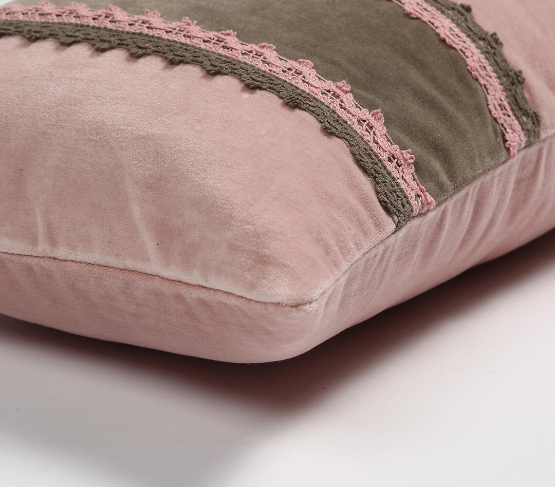 Pastel Patchwork Lumbar Cushion cover