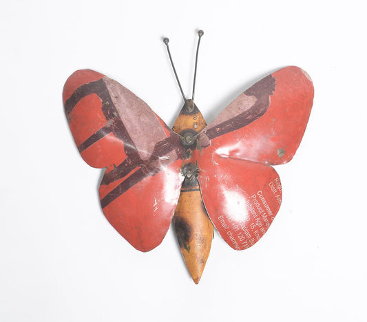 Recycled Iron Butterfly Tabletop Decorative