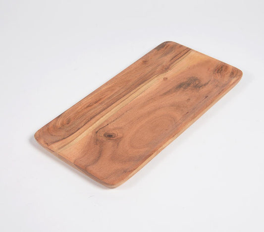 Hand Cut Acacia Wood Serving Board