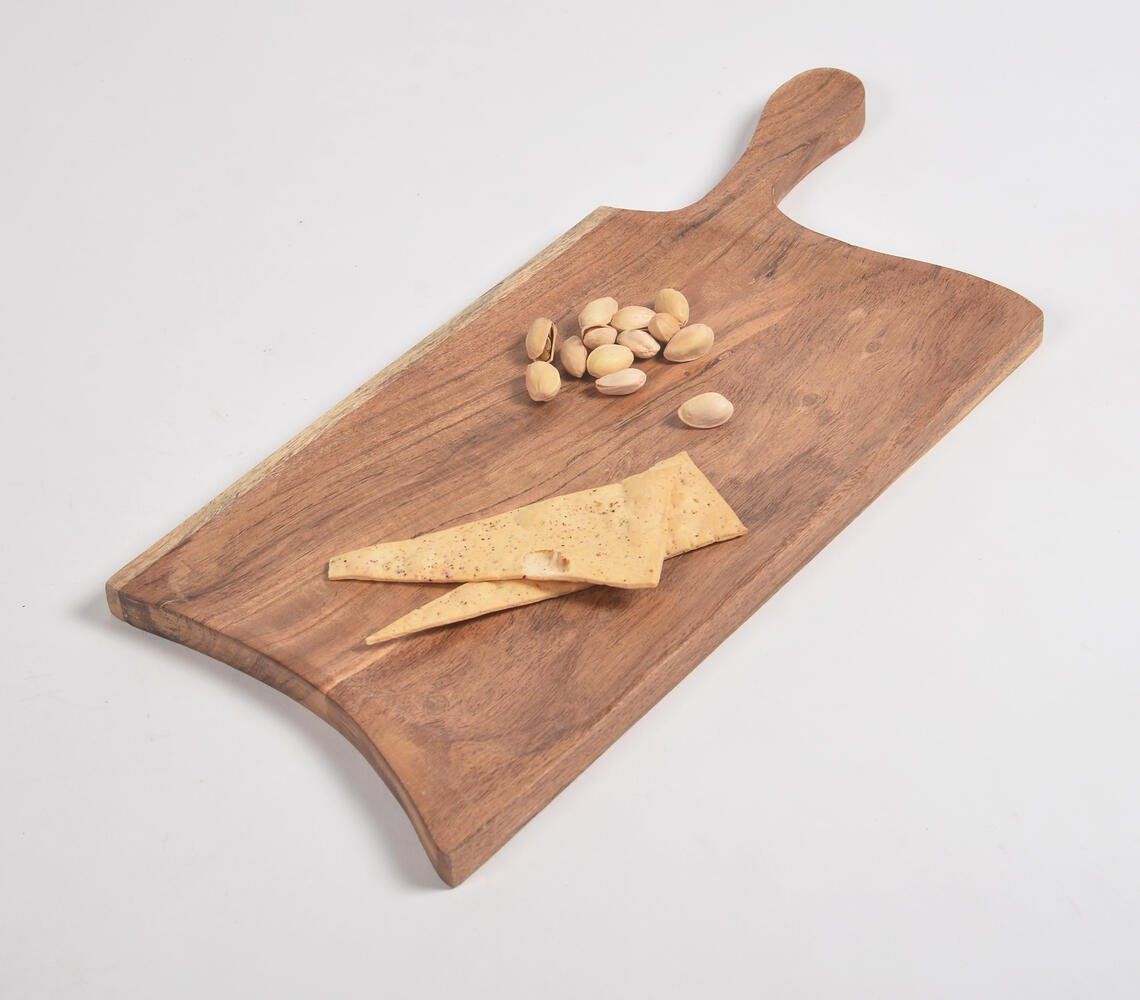 Hand Cut Acacia Wood Serving Board