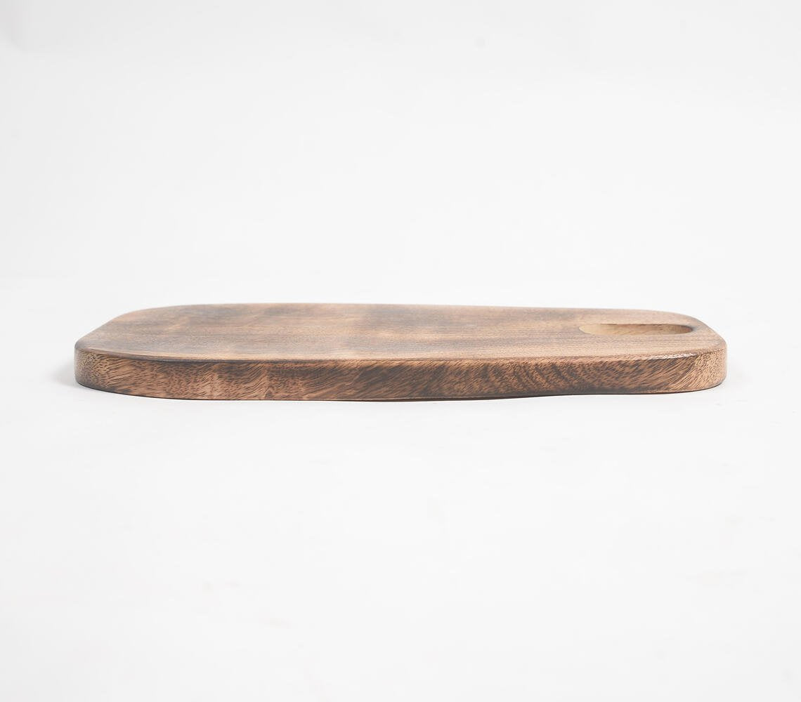 Hand Cut Mango Wood Rectangular Cutting Board