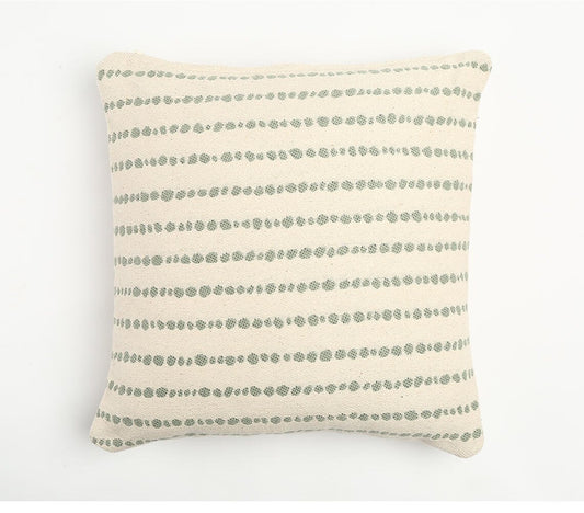 Abstract Striped Cotton Cushion Cover