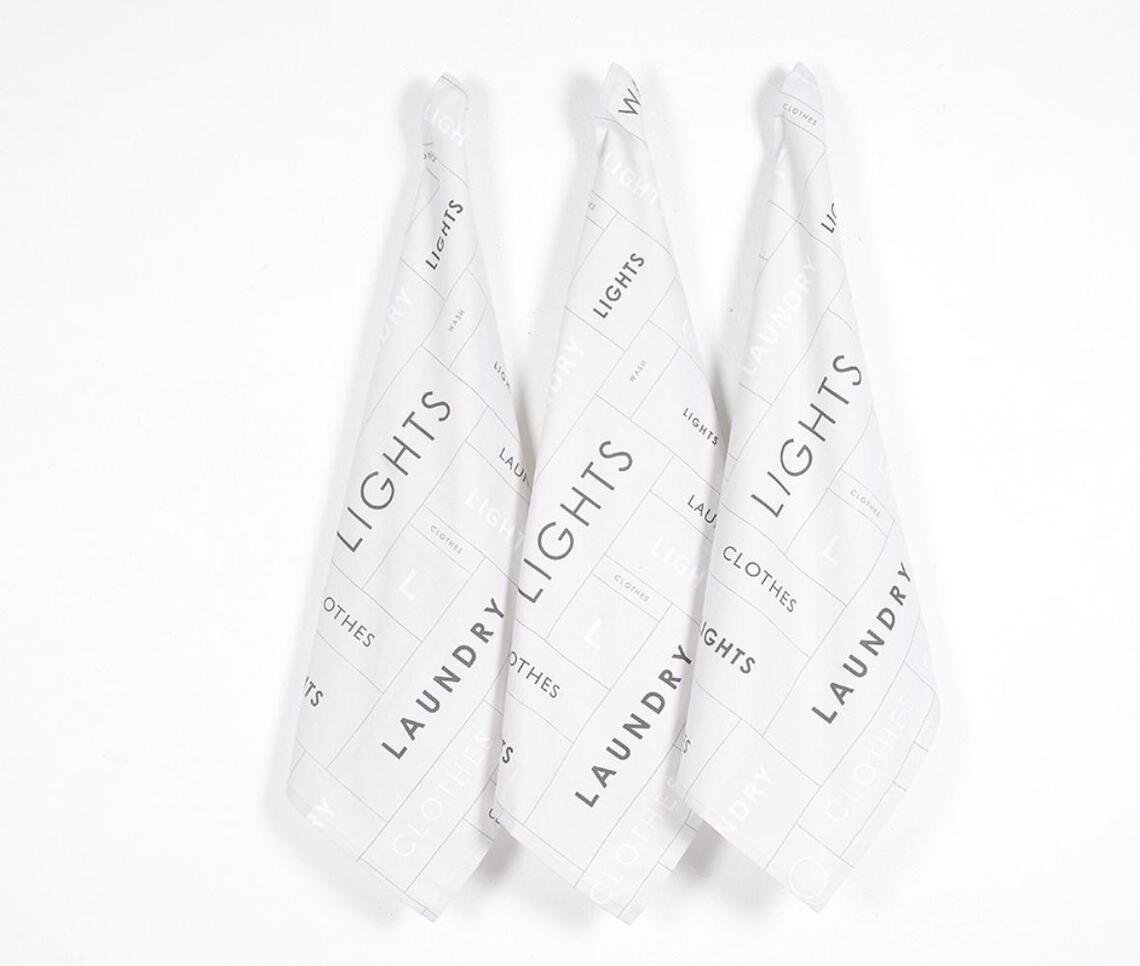 Typographic Kitchen Towels (set of 3)