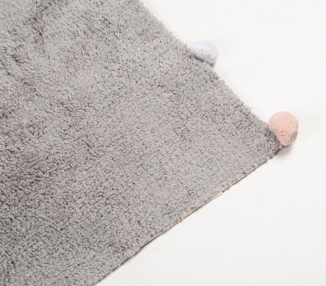 Tufted Greyscale Bath mat