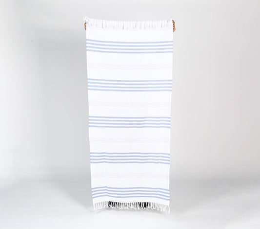 Handwoven Striped Cotton Bath Towel