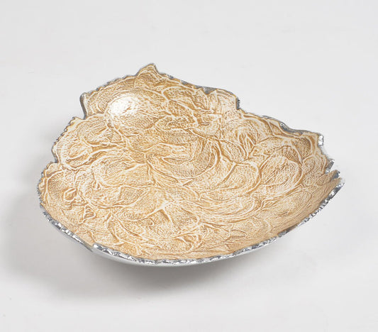 Textured Aluminium Abstract Serving Platter