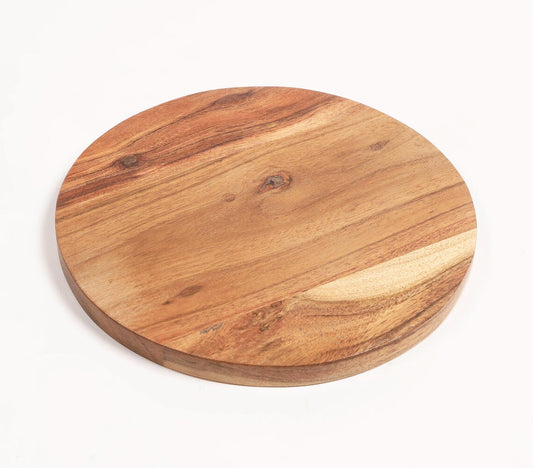 Acacia Wood Classic Round Serving Platter