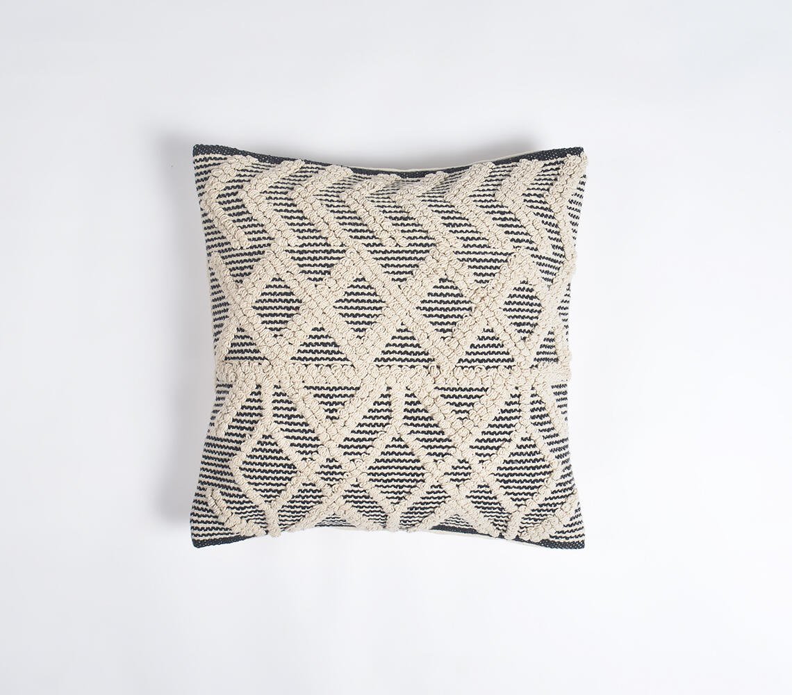 Geometric Textured Cushion cover