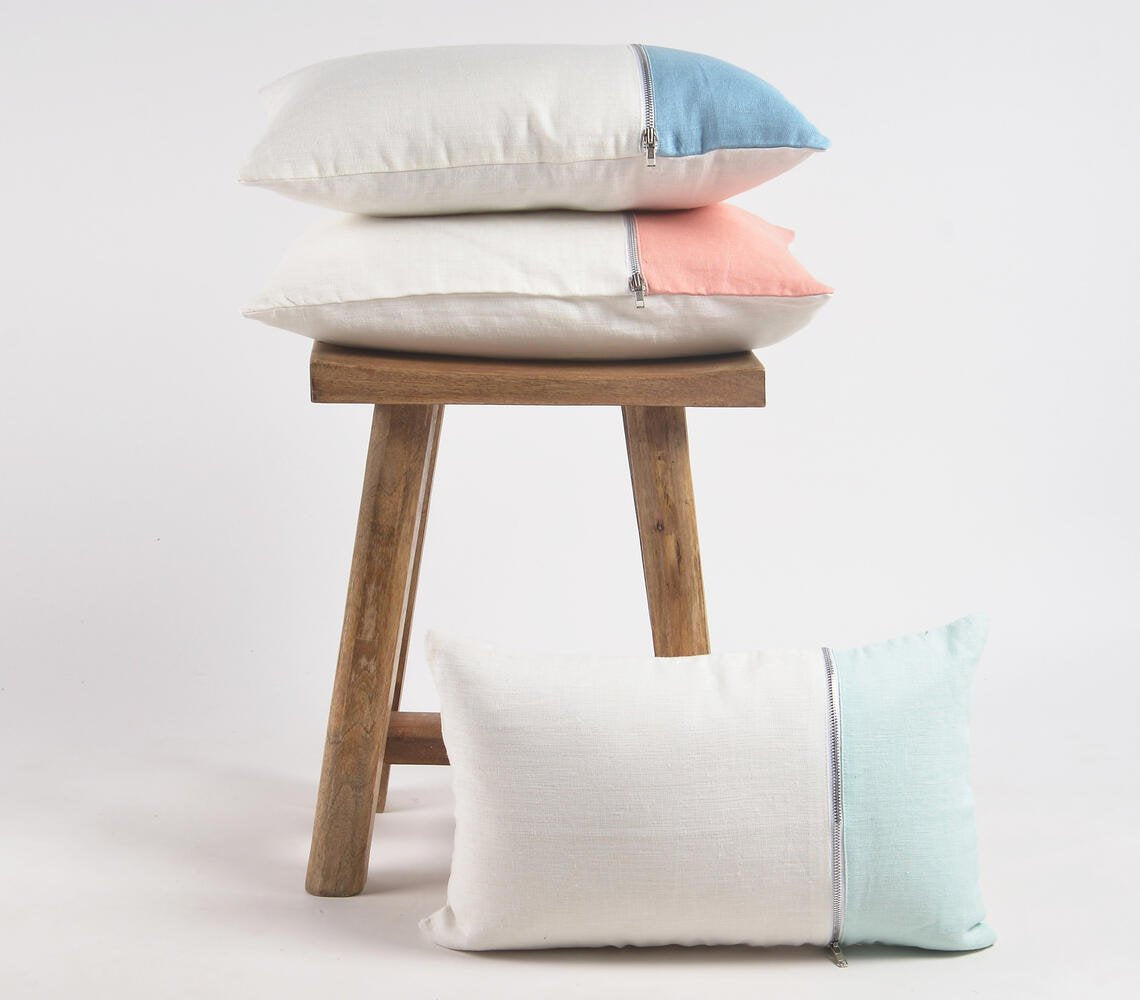 Sky Zip Accent Lumbar Cushion cover