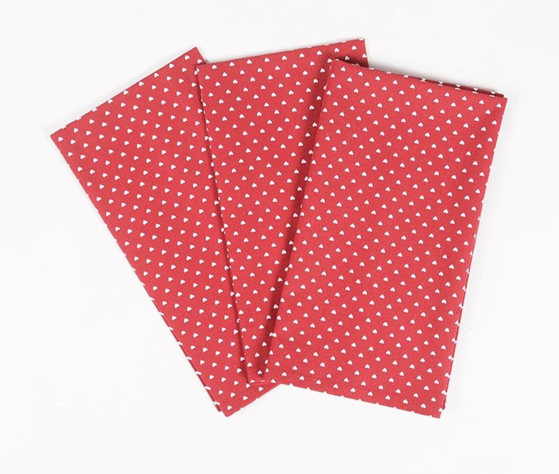 Dot Printed Kitchen Towels (set of 3)