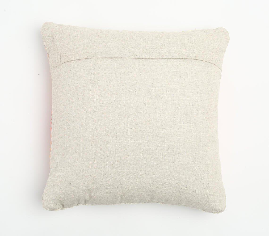 Multi Colorblock Cotton Cushion Cover