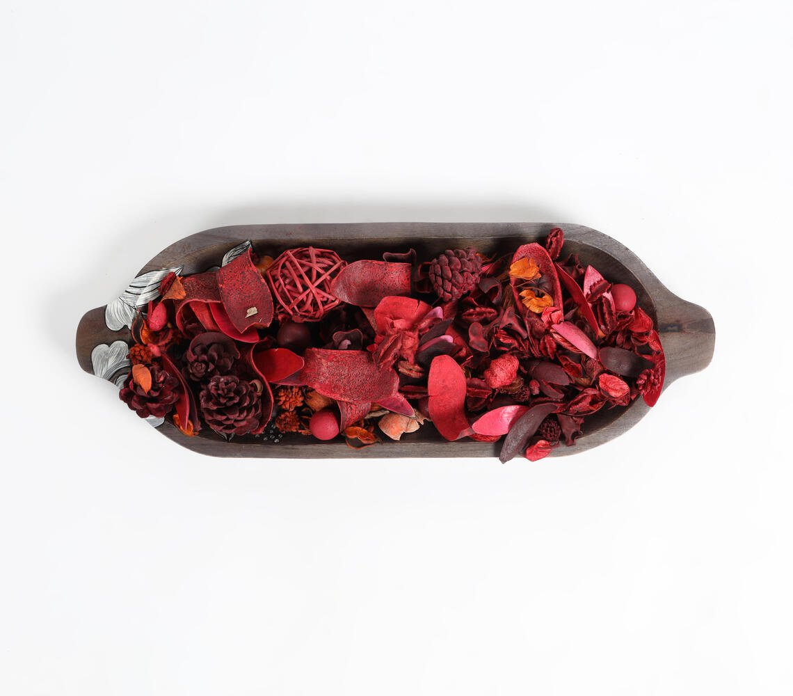 Gemengde gedroogde kruiden rode potpourri (pak van 200 gram)