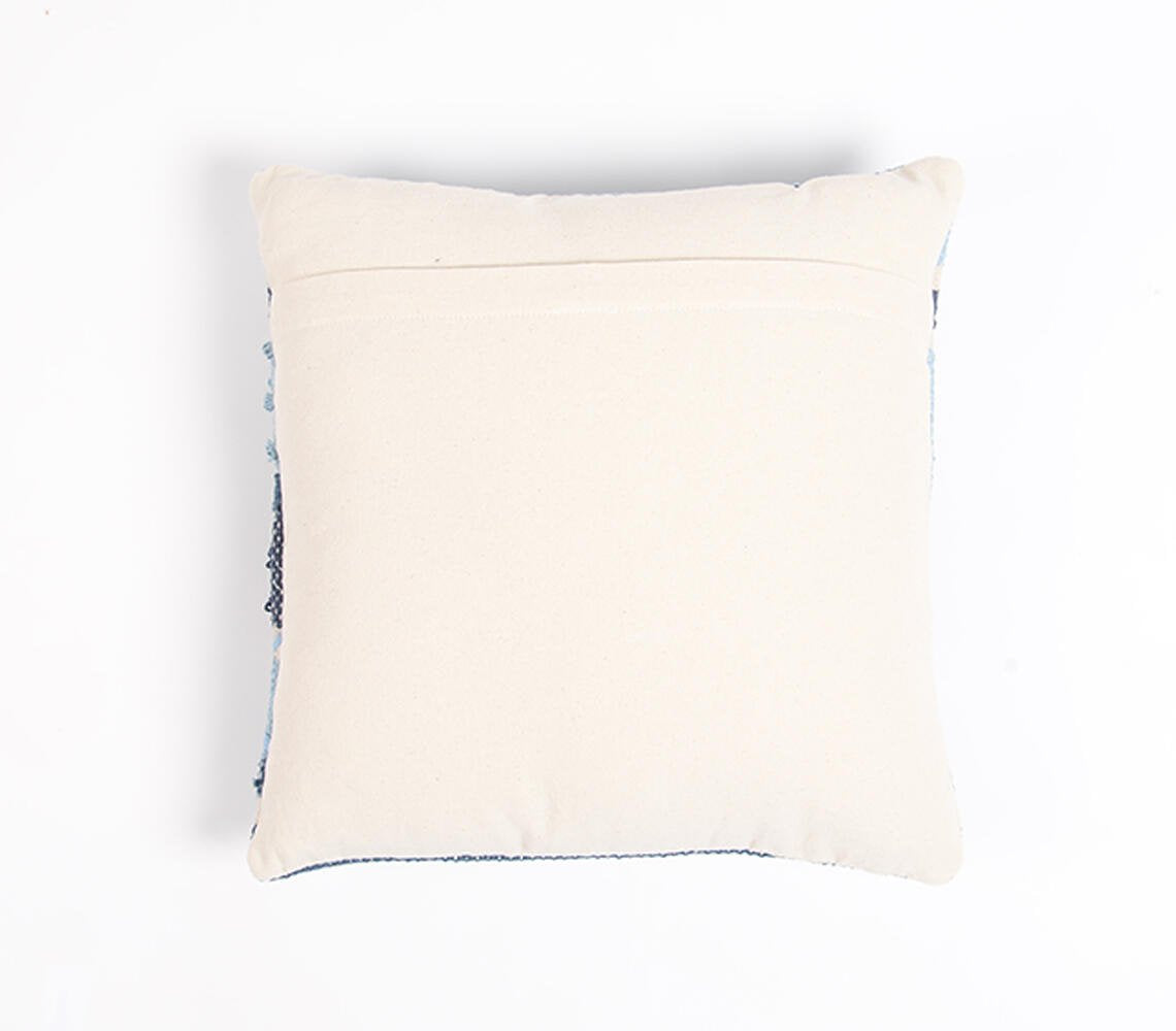 Woven & Embroidered Cotton Blend Cushion cover