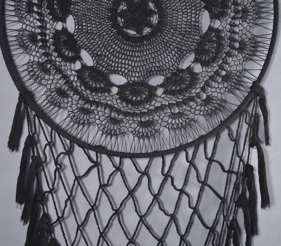 Monotone Crochet Dreamcatcher