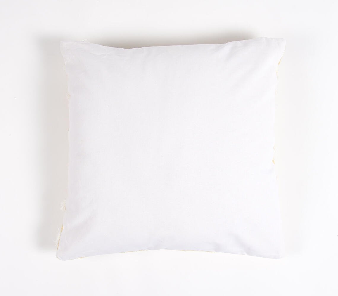 Woven Cotton Cushion cover, 18 x 18 inches