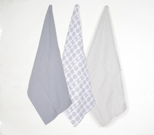 Semis & Circles Cotton Kitchen Towels (Set of 3)