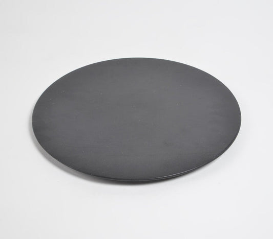 Monochromatic Charcoal Finish Tray