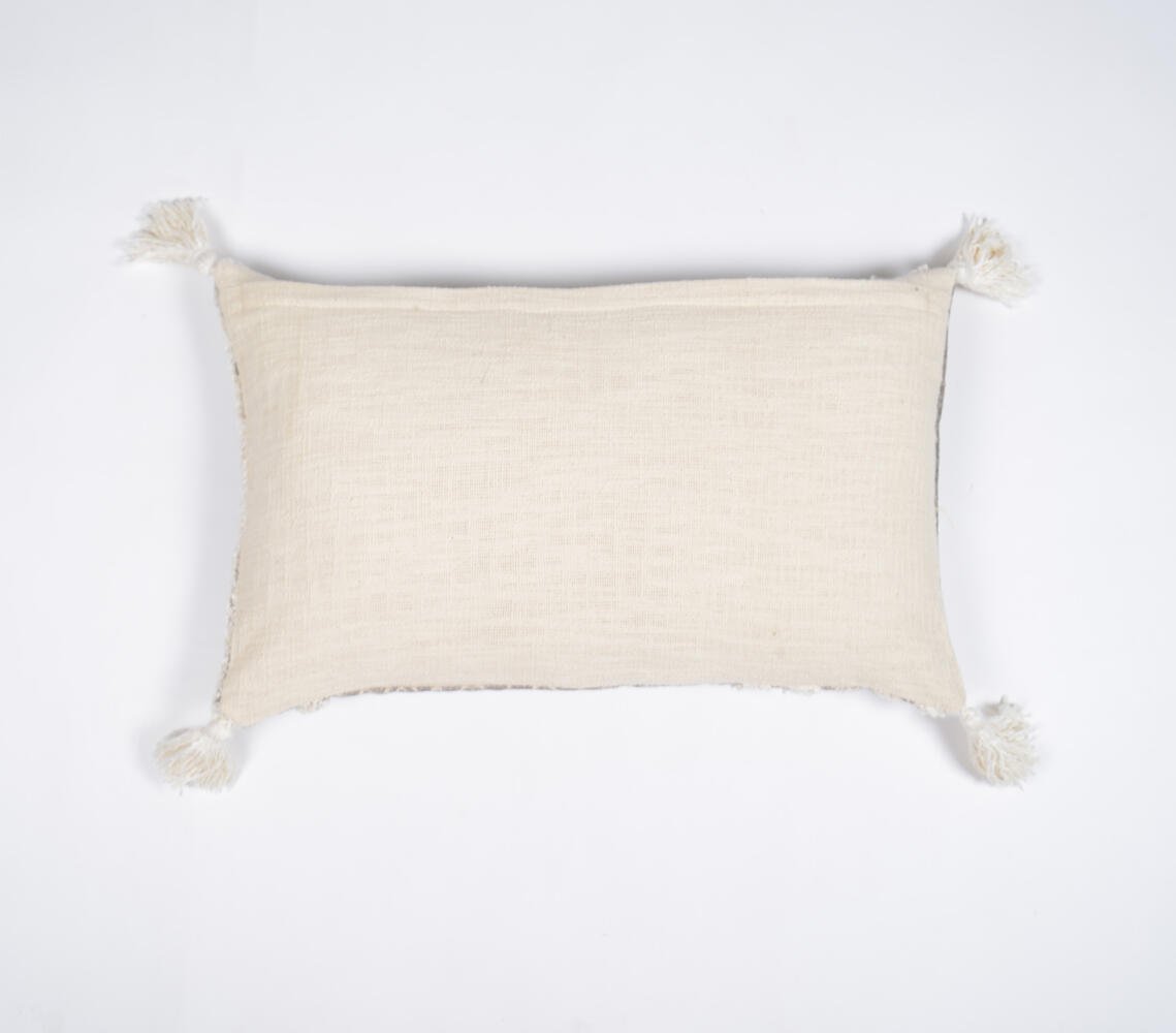 Handwoven Textured Cotton Cushion Cover