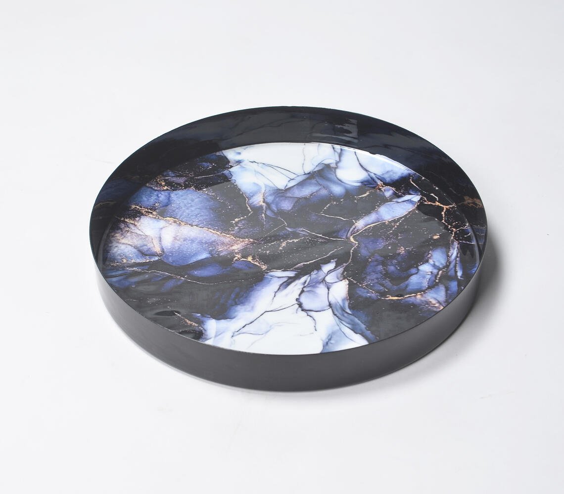 Cosmic Enamelled Metallic Multiuse Tray