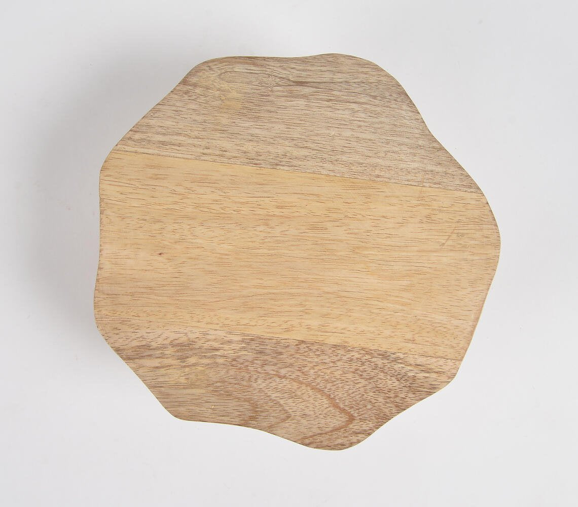 Abstract-Cut Classic Wooden Trivet