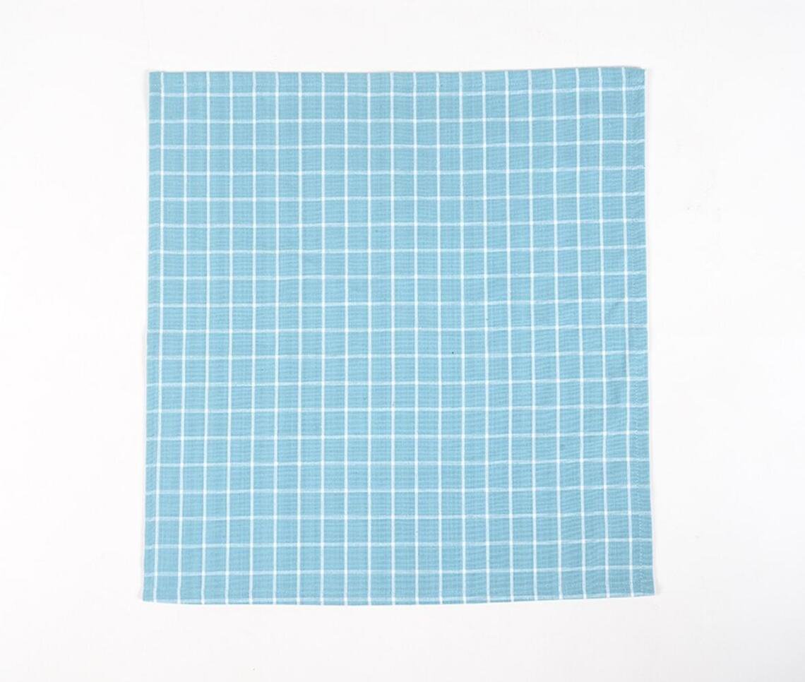 Handloom Sky Table Napkins (Set of 4)